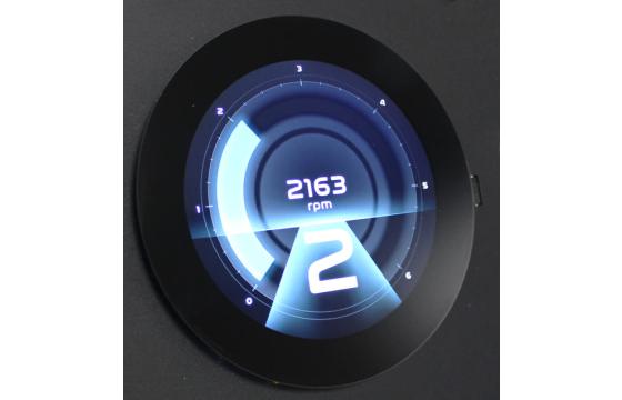 3.5" Circular IPS TFT LCD with MIPI interface and CTP
