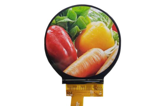 2.1" Circular IPS TFT LCD Display SPI/16-bit RGB interface