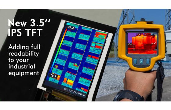 3.5" HVGA TFT IPS LCD Display RGB interface