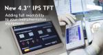 4.3" PCAP WVGA IPS TFT LCD Display RGB interface