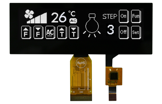 3.55" Monochrome OLED Display