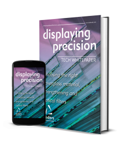 Comparing glass material for LCD design