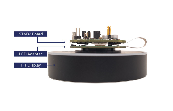 2.1"Circular IPS TFT Display - MIPI/Rotary Switch