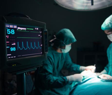 Display viewing angles can be a challenge for medical professionals
