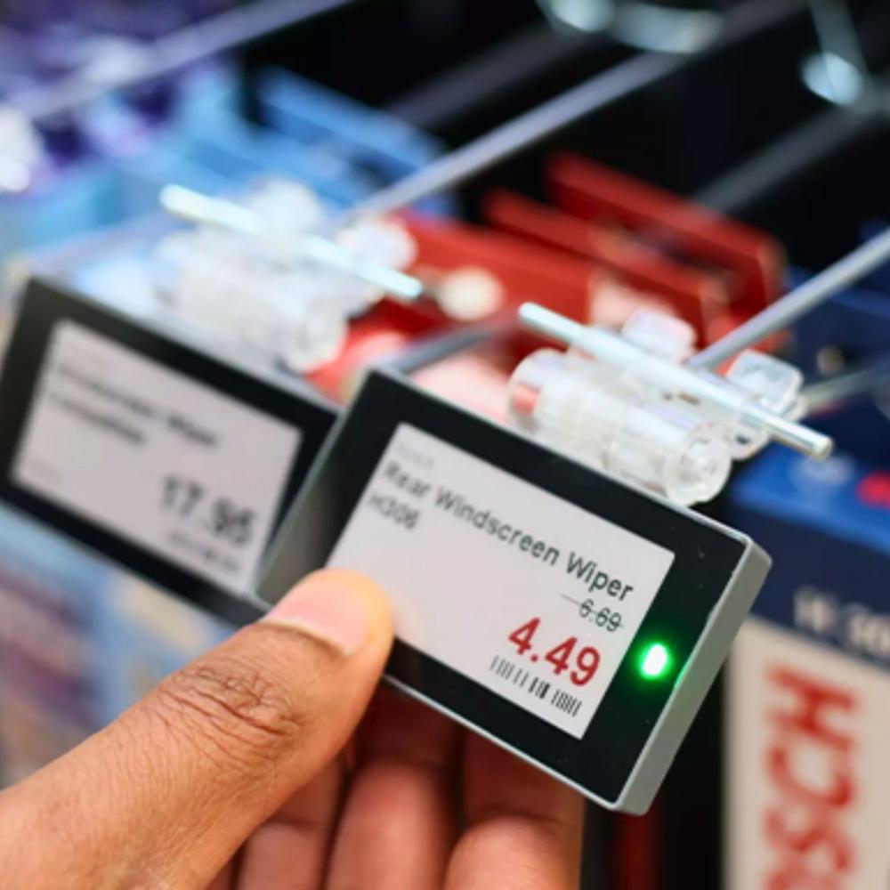 Shelf edge label displays from Anders