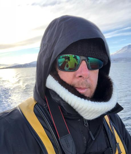 Picture of Henk on a hike in the snow