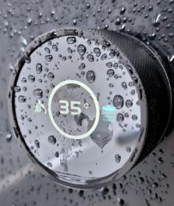 Water is no problem for our IP65 Rotary Displays!