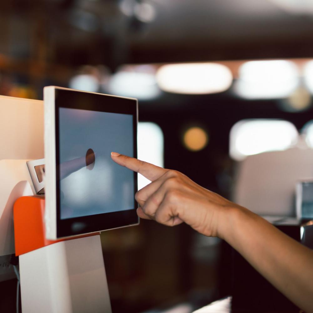 Payment terminal displays from Anders