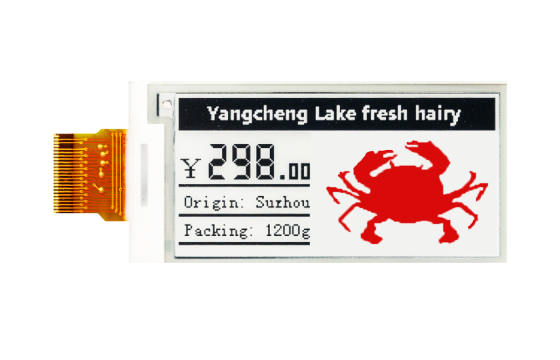2.13" Black/White/Red ePaper Display