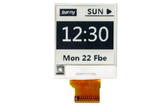 1.54" Square Black/White ePaper Display