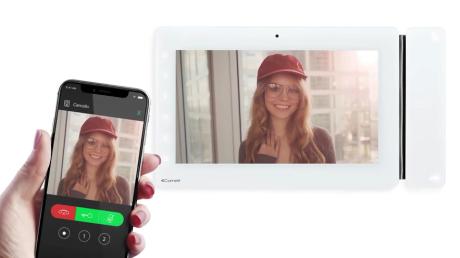 door entry system answered from smartphone
