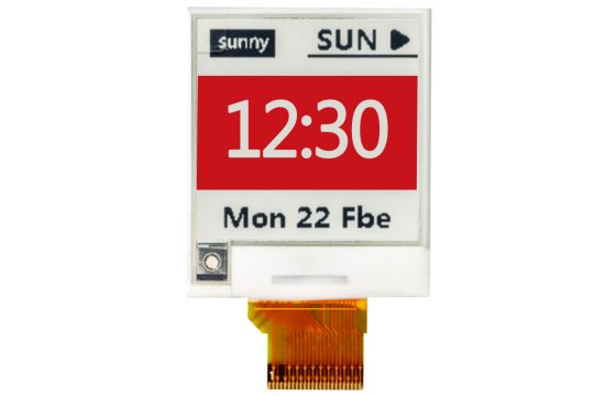 1.54" Square Black/White/Red ePaper Display