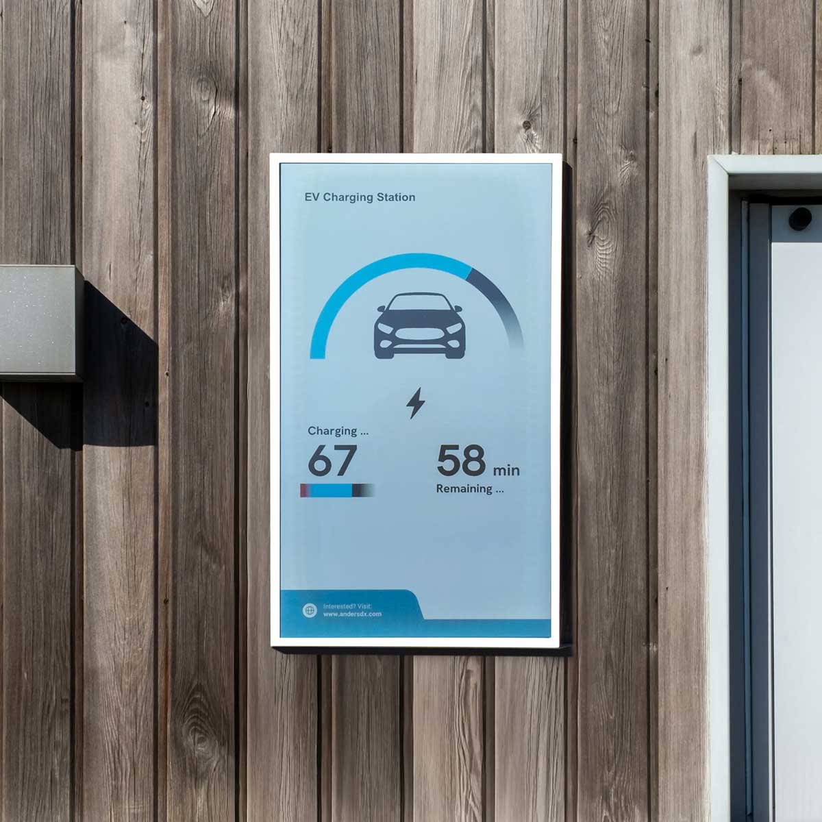 Project Ev Store Display LCD Display & Embedded Systems for EVC | Anders Electronics