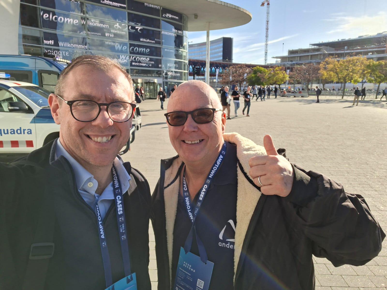 anders technology roadshow with Steve McGough and Tony Allridge